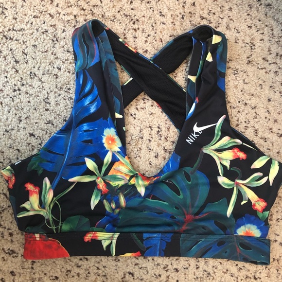 Nike Other - Nike Hawaiian 🌺 tropical strapy sports bra